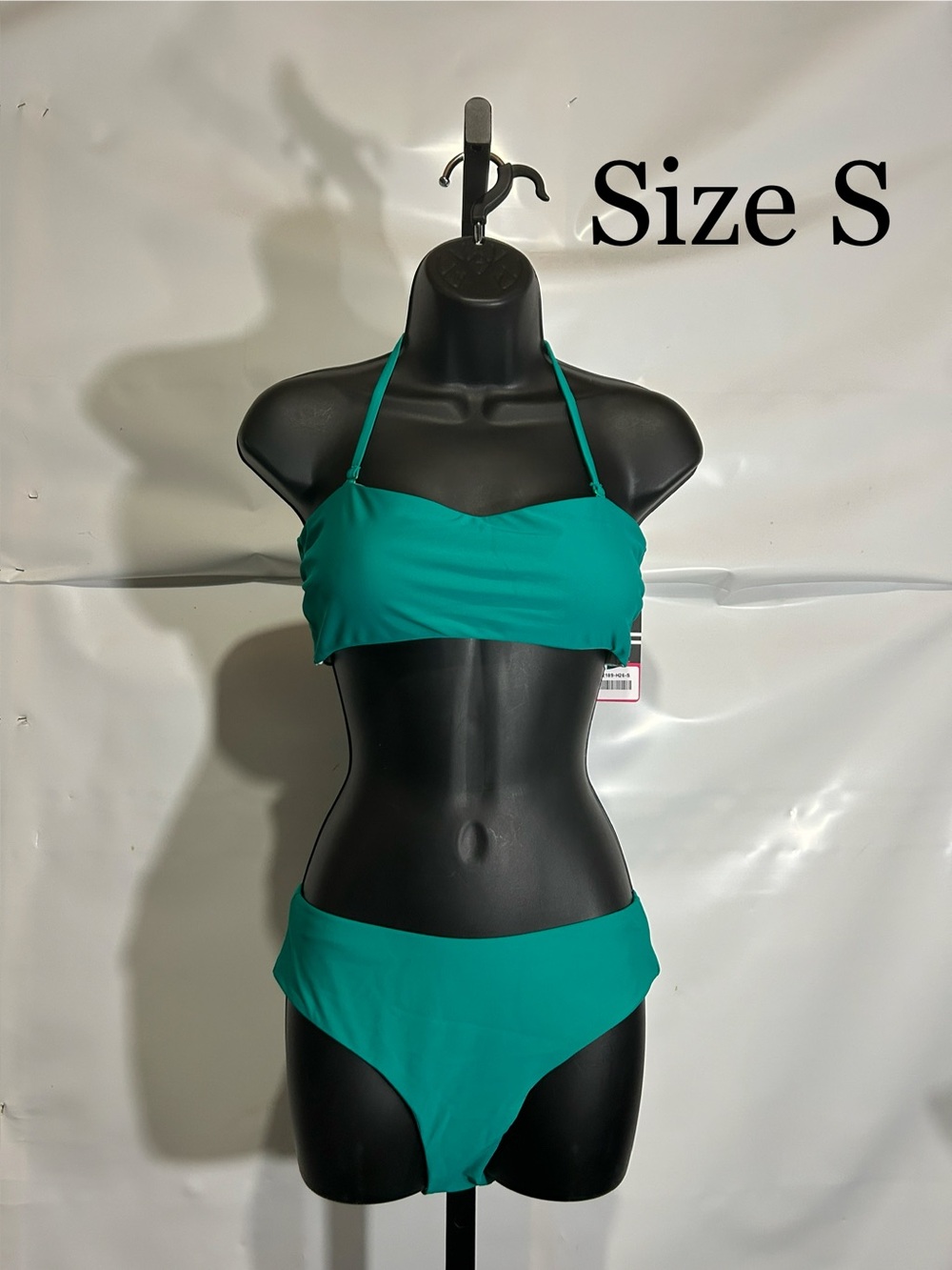 Women's Teal Halter Bikini Set - Small